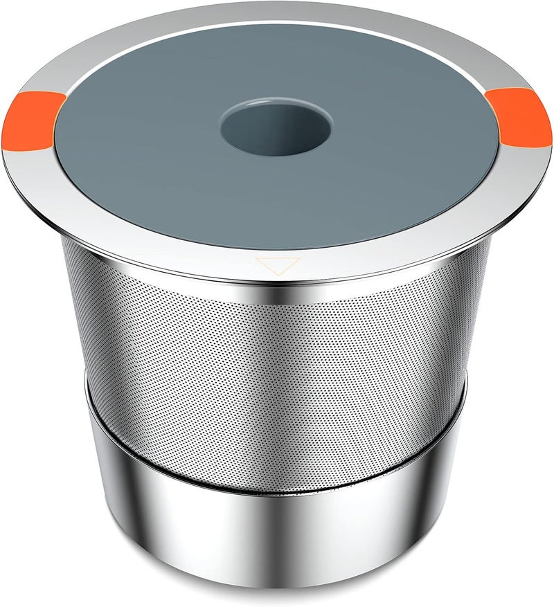 modsden K Cup Reusable Coffee Pods, Stainless Steel Reusable K Cups Coffee Filter Compatible for Keurig 1.0 & 2.0 Coffee Makers, Non-BPA Stainless Steel Reusable K Cup(1 pack) - Image 1
